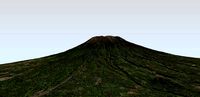 Mount Agung volcano Bali 3d model