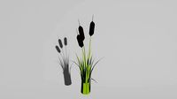 Origami Cattail Reed