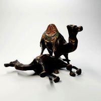 Antique Brass Camel Figurine from Oman 3d scan