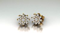 Stud Earring 3d Model Print  | 3D