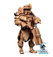 Pre-supported 3D printable model of Sergeant Bron | 3D