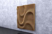 Parametric 3 Waves Wooden Panels with Grasshopper
