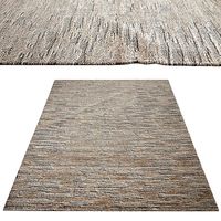 CALDERA HAND-KNOTTED WOOL RUG Low poly