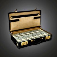 BHE - Cash Filled Briefcase - PBR Game Ready
