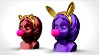 Bubble Gum Girl Pot - Planter | 3D
