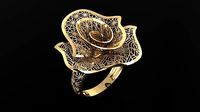 ring gold Jewelery | 3D