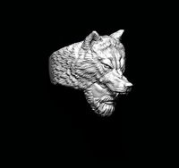 Man wolf ring | 3D