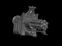CHAOS KNIGHT ROTATING CHAIN CANNON | 3D