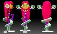 StarFire-Teen Titans Go - 14 pieces - bonus Silkie | 3D