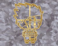 Kakashi Hatake Cookie Cutter  Kakashi Naruto Digital File STL | 3D