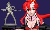 Yoko Littner Gurren Lagann | 3D