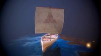 Knarr - Medieval Sailboat Low-poly 3D model