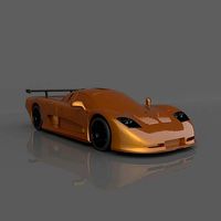 Mosler MT900 3D Model For Printing RC Car and Miniature  | 3D