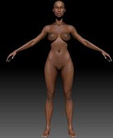 Afro Woman Zbrush