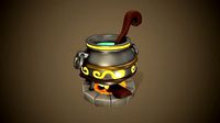 Stylized Cauldron - Tutorial Included