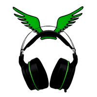 Headphone Stand Angel Wings wall Mount | 3D