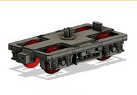OO MK2 and MK2A Coach Bogie with NEM Socket to fit Hornby Coach | 3D
