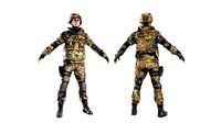 Soldier in Bundeswehr military uniform 11