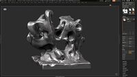 Modern Abstract Decorative sculpture 3d print model | 3D