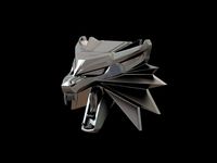 Witcher school of the Wolf medallion | 3D