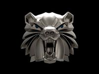 Witcher school of the Bear medallion | 3D