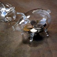 Kasten Glass Piggy Bank