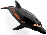 Polygonal Dolphin Parametric | 3D