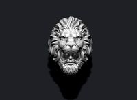 Man Lion ring | 3D