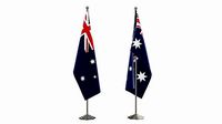 Desk flag decorative tall