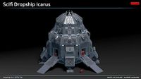Scifi Dropship Icarus