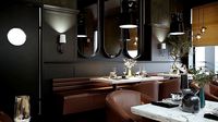 RESTAURANT CAFE FULL SCENE