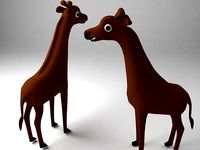 Cartoon giraffe