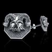skull earrings studs | 3D