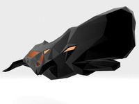 Polygonal Sperm Whale Parametric | 3D