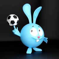 Krash rabbit from Smeshariki | 3D