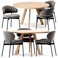 TOSH TABLE and LUZ CHAIR by more