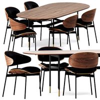 HARRI TABLE and LUZ CHAIR by more