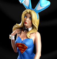 Bunny Supergirl - 3d printing | 3D