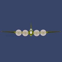 B 17 Flying Fortress 2D Cutout