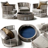TIBIDABO Coffee table TIBIDABO Armchair