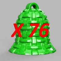 cloche de noel X76 3d print | 3D