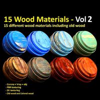 15 Wood Materials - Vol