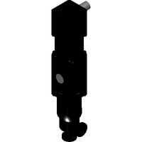 Steppermotor driven 2 x CF-16 flanges