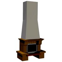 Fireplace 3D Model