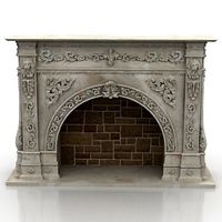 Fireplace 3D Model