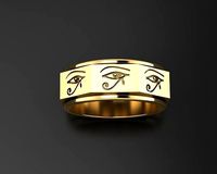 Wadjet Eye of Horus ring  | 3D