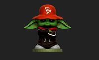 B-Boy Yoda- Hip-Hop Serie 15 Cm -4 Pieces | 3D
