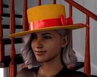 Womens Summer Straw Hat Package | 3D