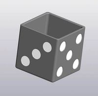 Flowerpot Dice | 3D