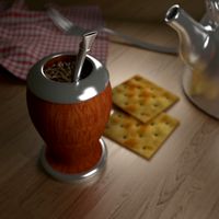 Mate y galletitas